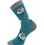 Voxx dětské merino ponožky s ovečkami Zelená 20-24 (14-16 cm)
