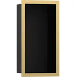 Hansgrohe XtraStoris Individual Zápustná polička 30x15x10 cm, matná černá/zlatá 56095990