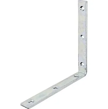 Tesařské kování Spojovací úhelník trámový 160x160x20 mm žlutě pozinkovaný