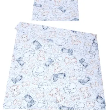 Povlečení Povlečení do postýlky 120/90 cm - safari / zebra