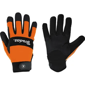 Pracovní rukavice BRADAS - TECH BLACK pracovní rukavice Velikost: 8