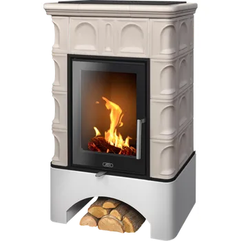 Krbová kamna ABX, spol. s.r.o. ABX BRITANIA exklusive kachlová kamna, 3,5-9kW, ahorn