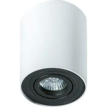 Stropní bodové přisazené svítidlo AZzardo Bross 1 white/black AZ1436 GU10 1x50W IP20 9,6cm bílo-černé