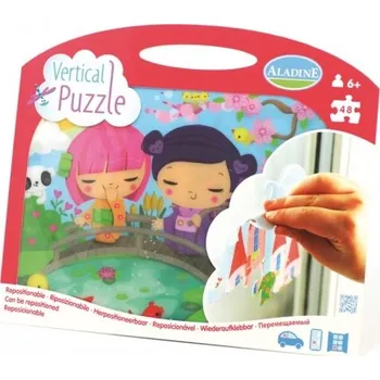 Puzzle Vertikální okenní puzzle, Japonečky, 48 dílků