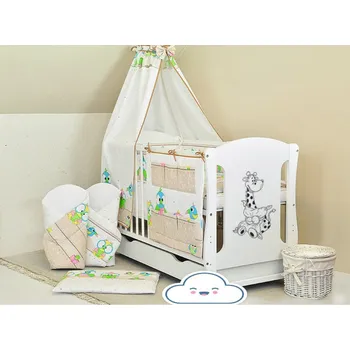 Dětská postýlka Postýlka s kompletní výbavou classic model - 21