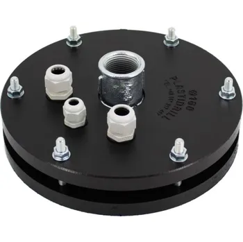 Příslušenství k čerpadlu PLASTIDRILL Instalační hlavice na vrt 160mm, 1", s odvzdušněním a vývodkou pro sondy (PG9) fl1601s3