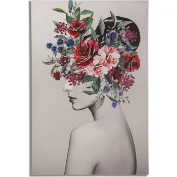 Mauro Ferretti Obraz LADY FLOWER -A- 80X2,8X120 cm