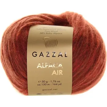 Příze Příze Alpaca Air, 95, cihlovohnědá