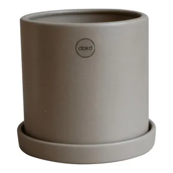 Květináč Keramický květináč s podmiskou Grow Pot Dust 13 cm