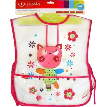 Bryndák BOBO BABY Dětská zástěrka, bryndák Kocourek