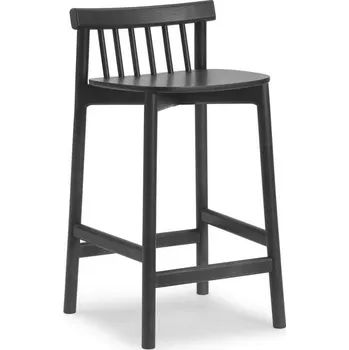 Barová židle Normann Copenhagen Barová stolička Pind 65 cm, black stained ash