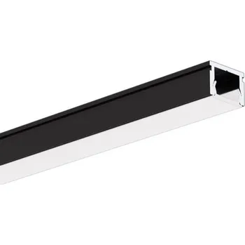 LED osvětlení Ledshopik LED profil KLUS PIKO černý - LED profil PIKO černý - 3m