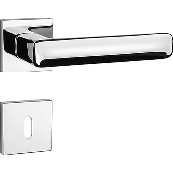 Dveřní kování Dveřní kování MP Stella - HR 7S (OC - Chrom lesklý), klika-klika, Bez spodní rozety, MP OC (chrom lesklý)