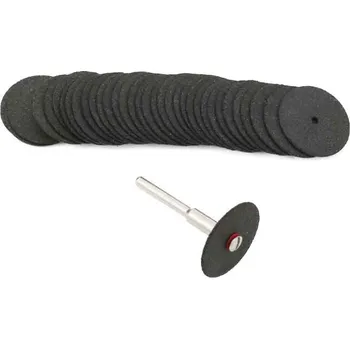 Vrták Sada MINI řezných kotoučků na kov s upínací stopkou 3,16 mm, 36-dílná, XL-TOOLS