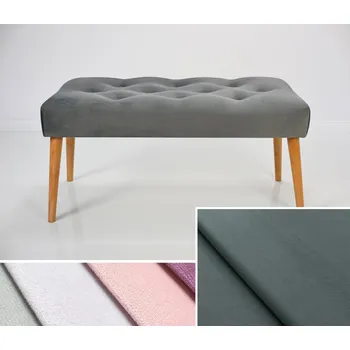 Čalouněná lavice DARINA 100x40x42 cm, barva tmavě šedá