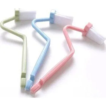 WC štětka Čistící kartáč | zahnutá wc štětka - náhodná barva