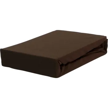 Prostěradlo Jersey prostěradlo LUX s gumkou 80/200 cm - tmavě hnědá