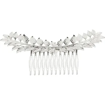 Ozdoba do vlasů Čelenka do vlasů kovová | svatební ozdoba do vlasů - Stříbro H0026S