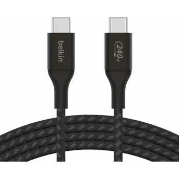 Datový kabel Belkin BOOST CHARGE™ USB-C na USB-C kabel 240W, 1m, černý - odolný