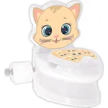 Siva WC nočník se zvířátkem