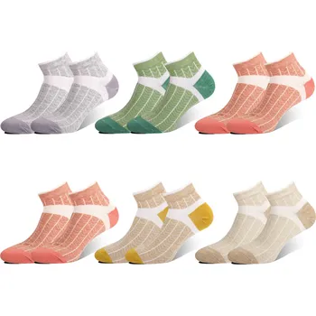 Dámské ponožky PESAIL Dámské kotníkové ponožky 4XW2689 6páry Barva: Mix, Velikost: 39-42