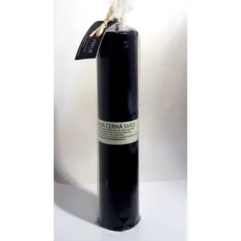 Svíčka Černá svíce - 5x20 cm