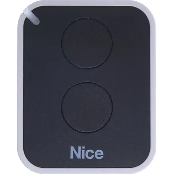 Dálkový ovladač vrat Nice ON2E 2 kanálový dálkový ovladač pro vrata a brány, náhrada za Nice Flor-s i Flo2RE