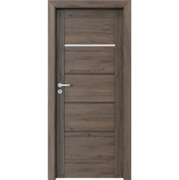 Interiérové dveře Porta Doors Interiérové dveře Verte Home G1 Dekor: dub šarlatový, Šířka - orientace: 80 cm - pravé