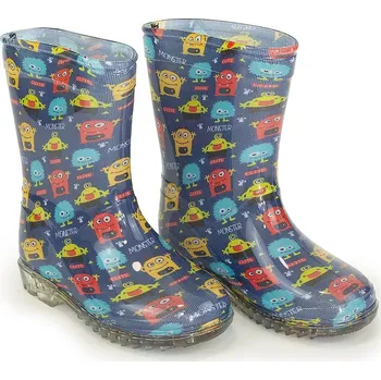 Chlapecké holínky Pidilidi Holínky dětské PVC PL0040-04 monsters Vel. 26