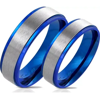 Prsten Snubní prsteny z chirurgické oceli R-M6055B