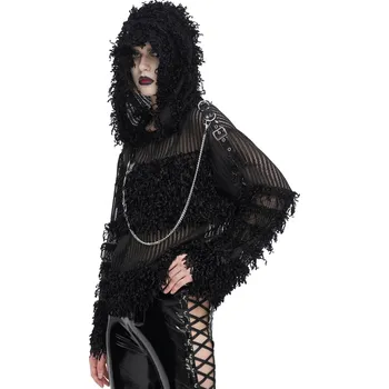 Dámský svetr svetr dámské - Plush Patchwork - DEVIL FASHION - SR014 - M