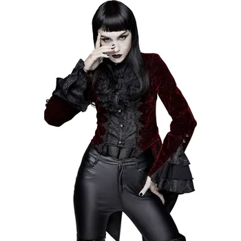 Dámský kabát kabátek dámský DEVIL FASHION - CT13302 - XL