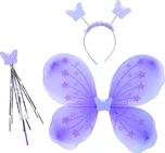 Rappa 218758 motýlí křídla fialová s…
