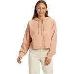 Roxy dámská mikina Drakes Cove Half Zip Cafe Creme | Hnědá | Velikost XL