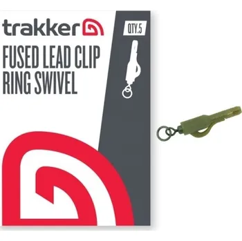 TRAKKER PRODUCTS - Závěsky Fused Lead Clip Ring Swivel 5 ks