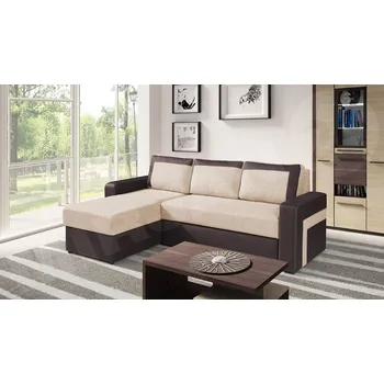 Sedací souprava Rohová sedací souprava Alaska, Potah: ekokůze Soft 066 + Lawa 01, Strana: levá MIRJAN 5902928046656