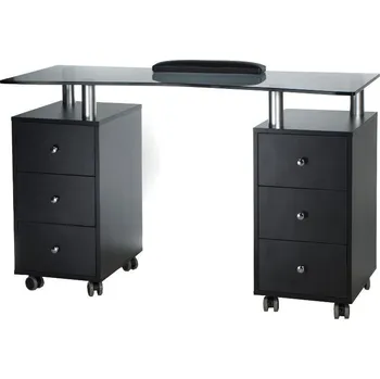 Kosmetický stolek na manikúru BD-3425-1 - černý