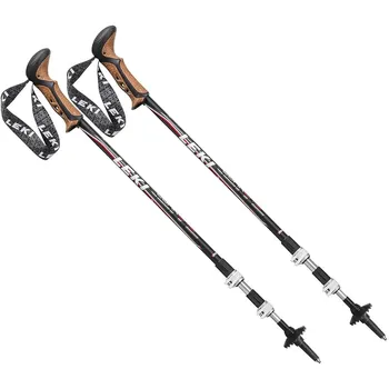 Trekingová hůl LEKI Corklite Speed Lock 2 černá 67-135 cm