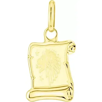 Přívěsek GEMMAX Zlatý přívěsek na pergamenu s gravírováním - znamení LEV 585/0,37gr GUPYN-43061 MALY (GEMMAX Zlatý přívěsek na pergamenu s gravírováním - znamení LEV 585/0,37gr GUPYN-43061 MALY)