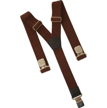 Kšandy Natur šle na kalhoty clip, hnědé