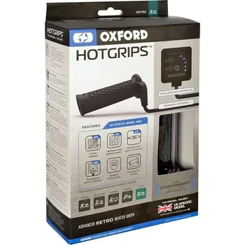 Motodoplněk Vyhřívané gripy (rukojeti) Oxford Premium Retro EL693