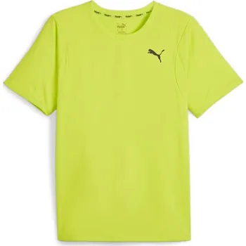 Pánské tričko PUMA triko FIT Ultrabreathe Tee - zelené Velikost: XL