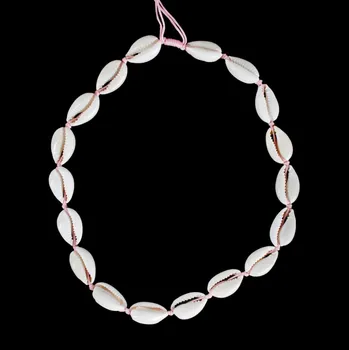 Náhrdelník Macramé náhrdelník s mušlemi Kauri Luanna Light Pink, Sittar
