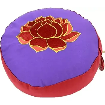 Sedací pytel Meditační polštář se symbolem Lotos 33 x 17 cm
