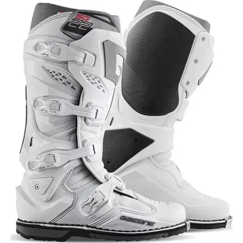 Moto obuv Motokrosové/enduro boty GAERNE SG 22 barva bílá/šedá (zcela nový model motokrosových botů Gaerne SG22)