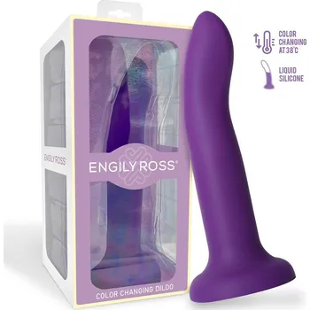 Dildo Engily Ross Dildox Color Changing Liquid Silicone Dildo L 21cm Purple-Pink