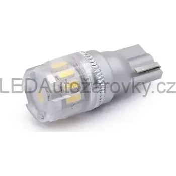 Autožárovka LED žárovky T10 W5W - 12x SMD 4014 12V 2W 40Lux oranžová