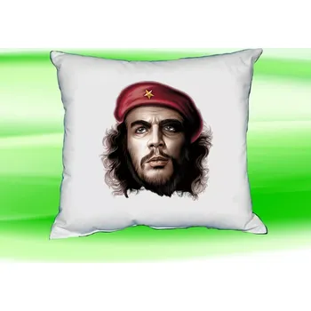 Dekorativní polštářek Polštářek Che Guevara bílý (Ernesto Guevara)
