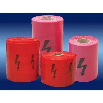 kabelová chránička VO ELEKTRO Třinec Fólie červená Blesk 220mmx100m E-ELKAPS0709645
