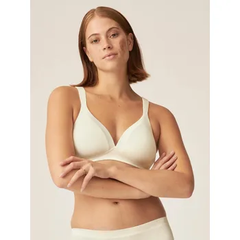 Podprsenka Vyztužená podprsenka bez kostic Naturana 5119 Smetanová Barva: SMETANOVÁ 505, Obvod: 75, Velikost košíčků: B